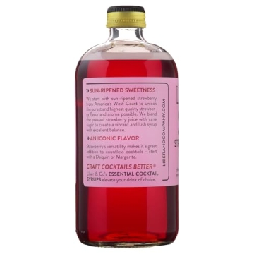 Liber & Co. Pacific Strawberry Syrup Fresh Flavor Experience