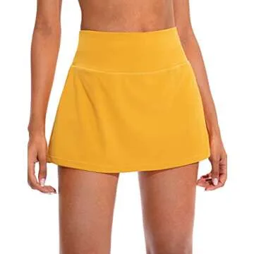 Soothfeel Pleated Tennis Skirt for Women with Pockets Women's High Waisted Athletic Golf Skorts Skir...