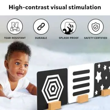 Skillmatics High Contrast Flash Cards for Infants 0-12 Months