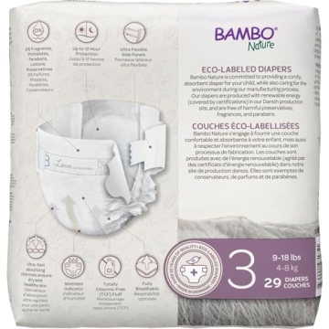 Bambo Nature Hypoallergenic Eco-Friendly Baby Diapers