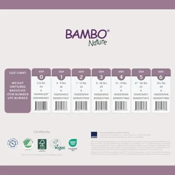 Bambo Nature Hypoallergenic Eco-Friendly Baby Diapers