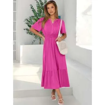 Elegant ANRABESS Summer Maxi Dress for Women