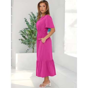 Elegant ANRABESS Summer Maxi Dress for Women