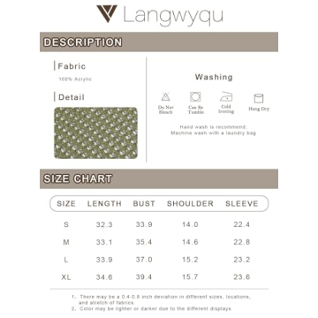 Stylish Langwyqu Women's Crochet Cover Up for Summer Waves