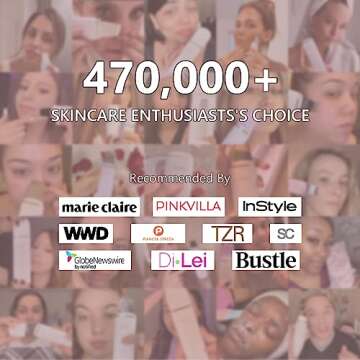 GUGUG Skin Scrubber Face Spatula - Skin Spatula Blackhead Remover Pore Cleaner with 4 Modes, Skin Care Tools-Pink