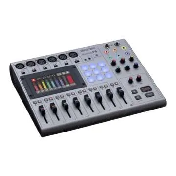 Zoom PodTrak P8 Podcast Recorder, 6 Microphone Inputs, 6 Headphone Outputs, Phone Input, Sound Pads, Onboard Editing, Record to SD Card, USB Audio Interface, Battery Powered