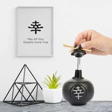 Zen Wishing Pot for Daily Affirmations and Blessings