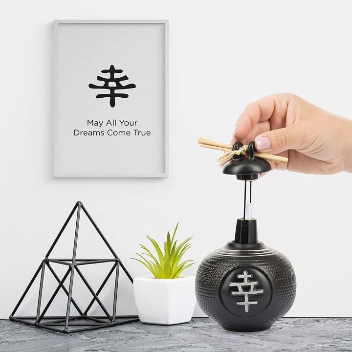 Zen Wishing Pot for Daily Affirmations and Blessings