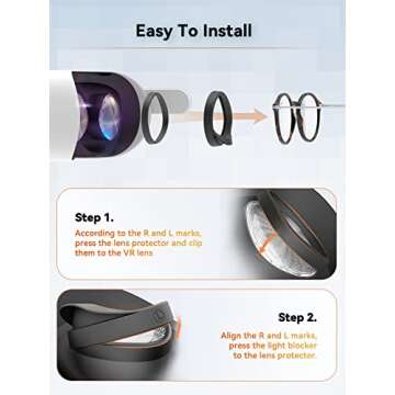 MOJOXR Lens Protectors for Quest 2 - Scratch & Light Blockers