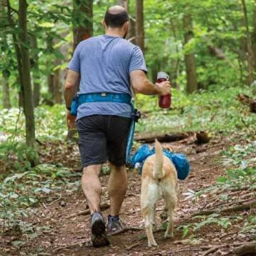 Kurgo RSG Utility Belt, Adjustable Dog Running Belt, Hands Free Running Belt for Running, Walking, Hiking