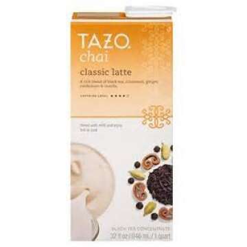 Indulge in the Authentic Flavor of TAZO Black Tea Chai Latte Classic 32 oz for Your Perfect Cup of C...