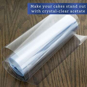 Versatile Cake Collar Acetate Roll for Professional Baking