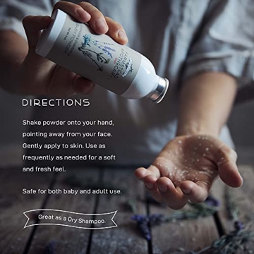 Natural Talc-Free Baby Powder for Gentle Skin Care 100%