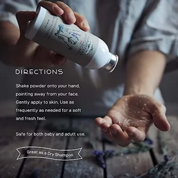 Natural Talc-Free Baby Powder for Gentle Skin Care 100%