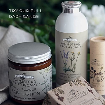 Natural Talc-Free Baby Powder for Gentle Skin Care 100%