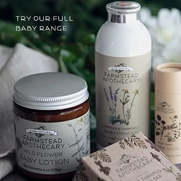 Natural Talc-Free Baby Powder for Gentle Skin Care 100%