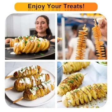 Curly Fry Cutter - Stainless Steel Manual Spiral Slicer