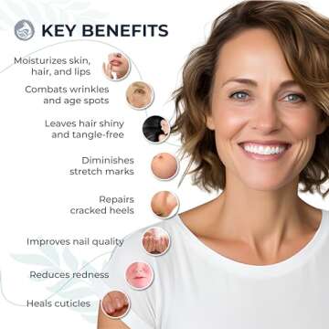 Foxbrim Naturals Extra Virgin Argan Oil for Hair Skin Face & Nails - USDA Certified Single Ingredient 100% Pure Organic Moroccan Oil & Skin Moisturizer, Cold & First Pressed Only - (2 oz)