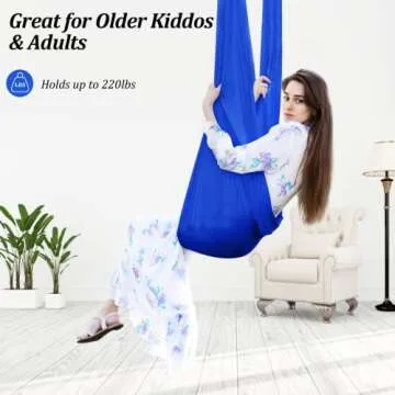 Aokitec Sensory Swing for Kids with Hardware Included