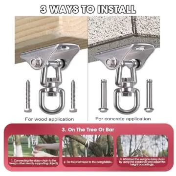 Aokitec Sensory Swing for Kids with Hardware Included