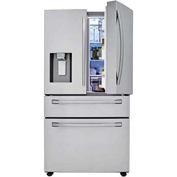 SAMSUNG RF28R7201SR 28 Cu. Ft. Stainless 4-Door French Door Refrigerator