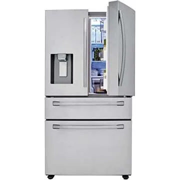 SAMSUNG RF28R7201SR 28 Cu. Ft. Stainless 4-Door French Door Refrigerator