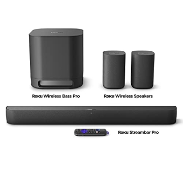 Roku Streambar Pro & Surround Sound Set - 4K Streaming