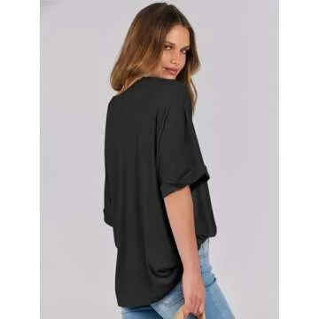 ANRABESS Womens Oversized T-Shirt for Summer Style