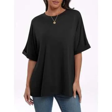 ANRABESS Womens Oversized T-Shirt for Summer Style
