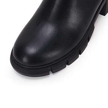 Ruanyu Stylish Women’s Platform Ankle Boots - Comfortable Design