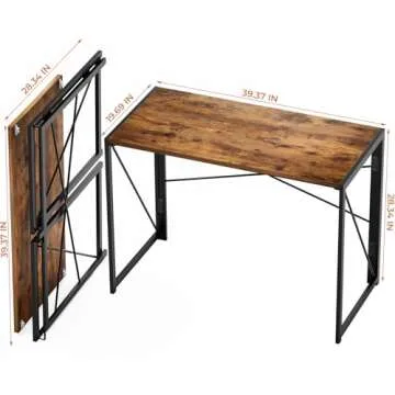 Coavas Small Folding Desk for Home Office and More