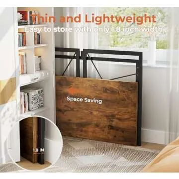 Coavas Small Folding Desk for Home Office and More