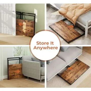 Coavas Small Folding Desk for Home Office and More