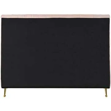 Elegant Meridian Furniture Zara King Velvet Bed S9