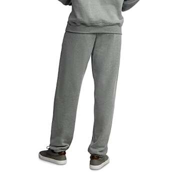 Fruit Of The Loom Mens Eversoft Fleece Elastic Bottom With Pockets, Relaxed Fit, Moisture Wicking, B...