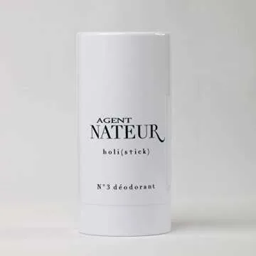 Agent Nateur - holi (stick) N°3 Natural Deodorant | Aluminum-Free, Non-Toxic Clean Skincare (1.7 oz | 50 ml)