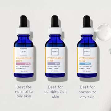 Obagi Professional-C 20% Vitamin C Serum – Helps Brighten Skin Tone and Minimize the Appearance of Fine Lines & Wrinkles – 0.42 oz
