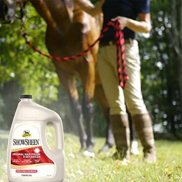 Absorbine ShowSheen Detangler 128oz for Horses & Dogs