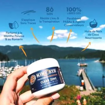 KINeSYS Zinc Oxide Sunscreen SPF 30 Clear Spray for All