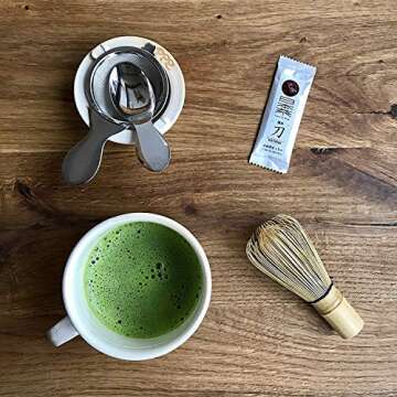 Nippon Cha - O'Matcha Matcha Set - Starter Matcha Kit - Ceremonial Matcha Tea - Matcha Whisk (Chasen) - Tea Spoon & Sifter, The Perfect Set to Prepare a Traditional Cup of Matcha - Made in Japan