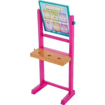 Barbie Careers Playset, Teacher Set with Blonde Fashion Doll, 1 Brunette Toddler Small Doll, Furniture & Accessories