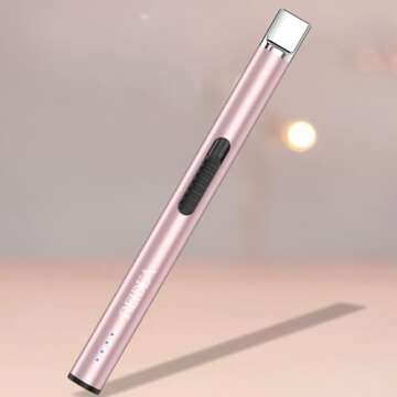 REIDEA Lighter S4 Pro Electric USB Rechargeable Safety Lock with LED Battery Indicator Flameless Win...