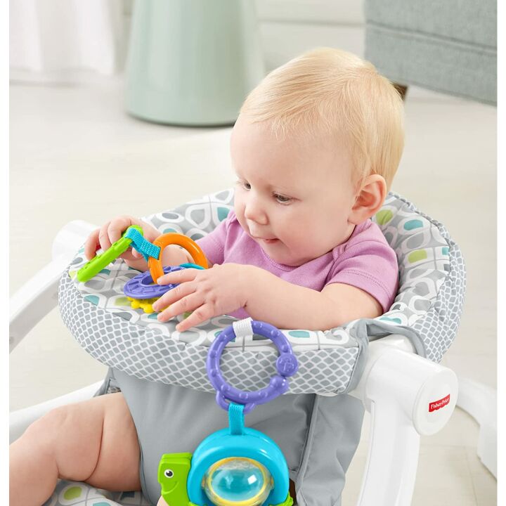 Fisher-Price Honeydew Drop Baby Seat for Sitting Up