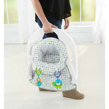 Fisher-Price Honeydew Drop Baby Seat for Sitting Up