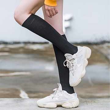 Leotruny Women's Knee High Socks - Comfort & Style 3 Pairs