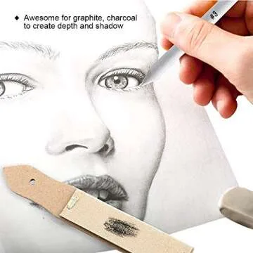 LEOBRO 11 Pieces Artist Blending Tools for Elevating Sketching