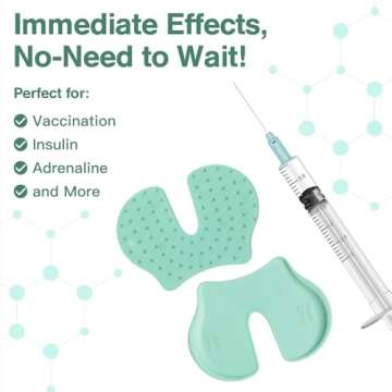Pumwoy Shot Pain Reducers - Reusable Injection Comfort Pads