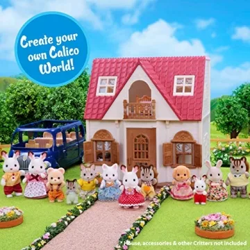 Calico Critters Black Cat Family - Charming Collectibles