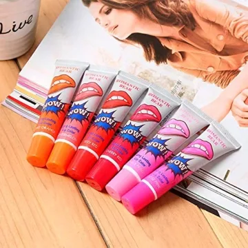 Tattoo Magic Peel Off Lip Gloss 6 Colors Waterproof