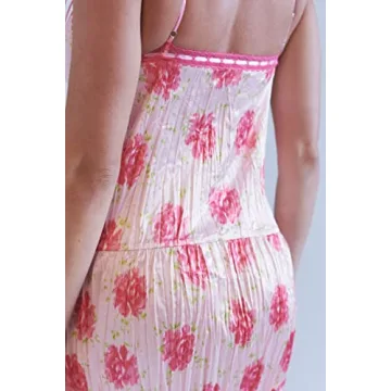 Trendy Y2K Floral Spaghetti Strap Mini Dress